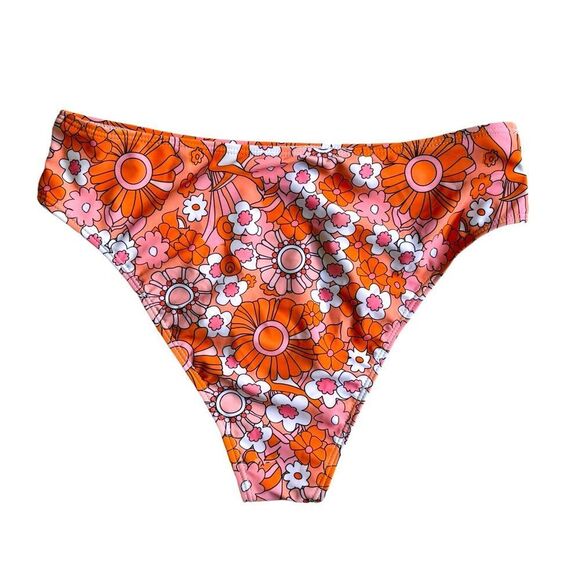 Shein Pink Floral Print Back Underwire Bikini Swimsuit Size Large NWOT 6 0457 - Picture 6 of 14